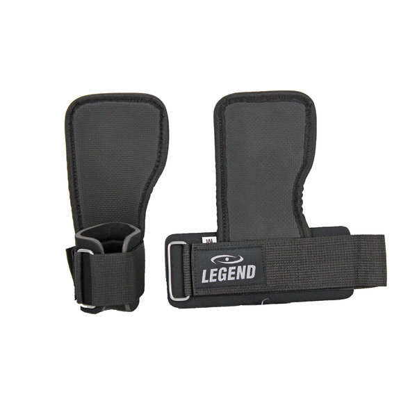 Fitness Handschoenen FlapGrip Heren/Dames Zwart Katoen Fitness Handschoenen FlapGrip Heren/Dames Zwart Katoen