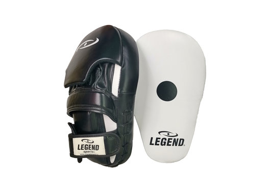 Focus Pads Lang Model Wit/Zwart Leer