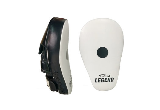 Focus Pads Lang Model Wit/Zwart Leer