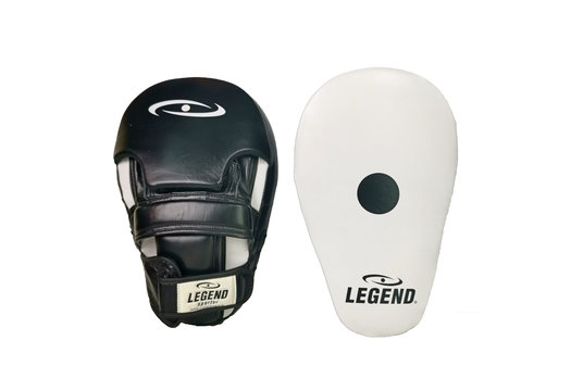 Focus Pads Lang Model Wit/Zwart Leer