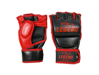 Bokszak / MMA Handschoenen Heren/Dames Zwart-Rood Leer