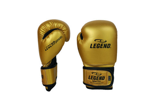 Kinder Bokshandschoenen 4-8 jaar Goud 4oz/6oz PU