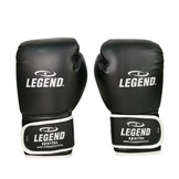 Powerfit & Protect Men's/Women's Boxing Gloves Black-White PU