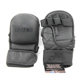 LegendPadding Punching Bag and MMA Gloves Men/Women Black Leather