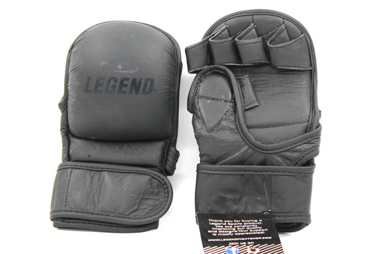 LegendPadding Bokszak en MMA Handschoenen Heren/Dames Zwart Leer