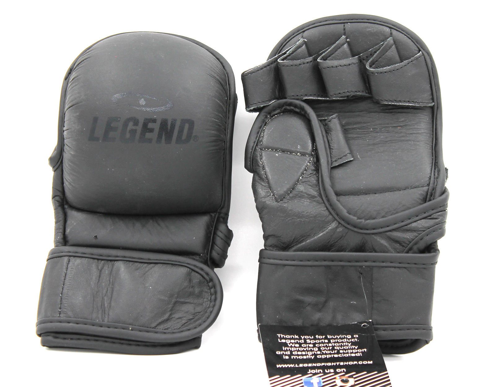 LegendPadding Punching Bag and MMA Gloves Men/Women Black Leather