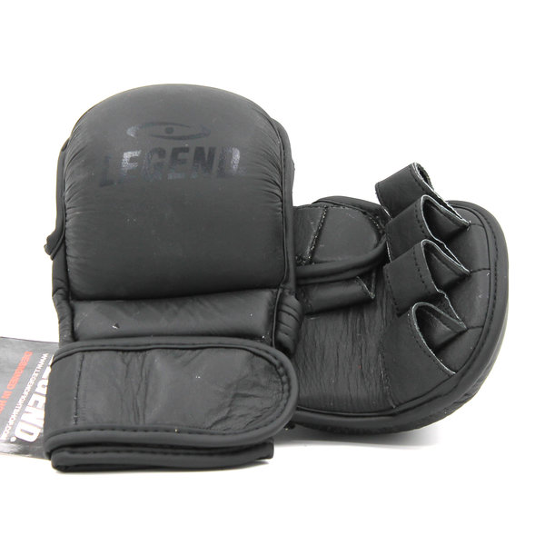 LegendPadding Punching Bag and MMA Gloves Men/Women Black Leather