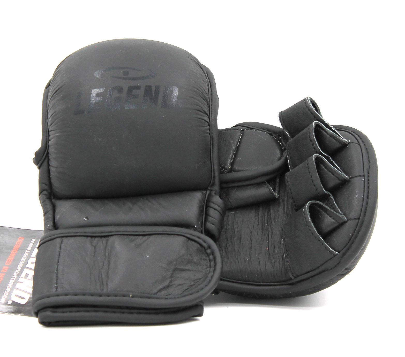 LegendPadding Punching Bag and MMA Gloves Men/Women Black Leather