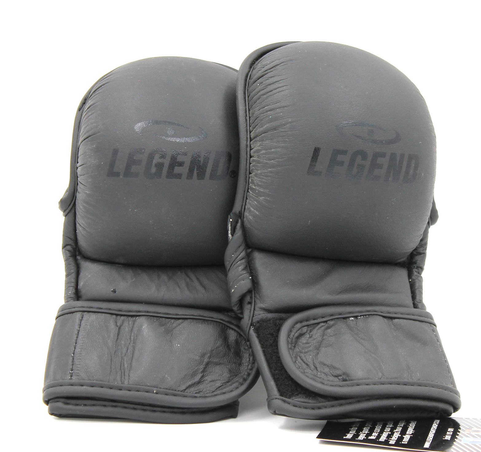 LegendPadding Punching Bag and MMA Gloves Men/Women Black Leather