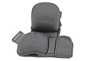 LegendPadding Punching Bag and MMA Gloves Men/Women Black Leather