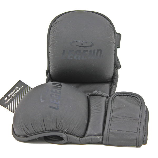 LegendPadding Punching Bag and MMA Gloves Men/Women Black Leather