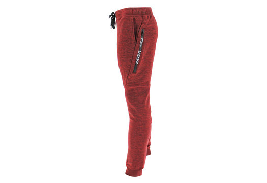 Joggingbroek Kids/Volwassenen Rood SlimFit Polyester