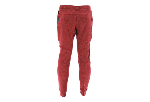 Joggingbroek Kids/Volwassenen Rood SlimFit Polyester