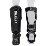 Kickboxing Shin Guards Protect Plus Men/Women Black-Grey PU