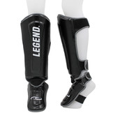 Kickboxing Shin Guards Protect Plus Men/Women Black-Grey PU