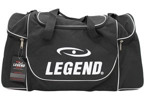 Sports bag with 3 zipper compartments Black