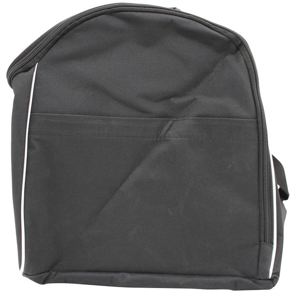Sports bag with 3 zipper compartments Black