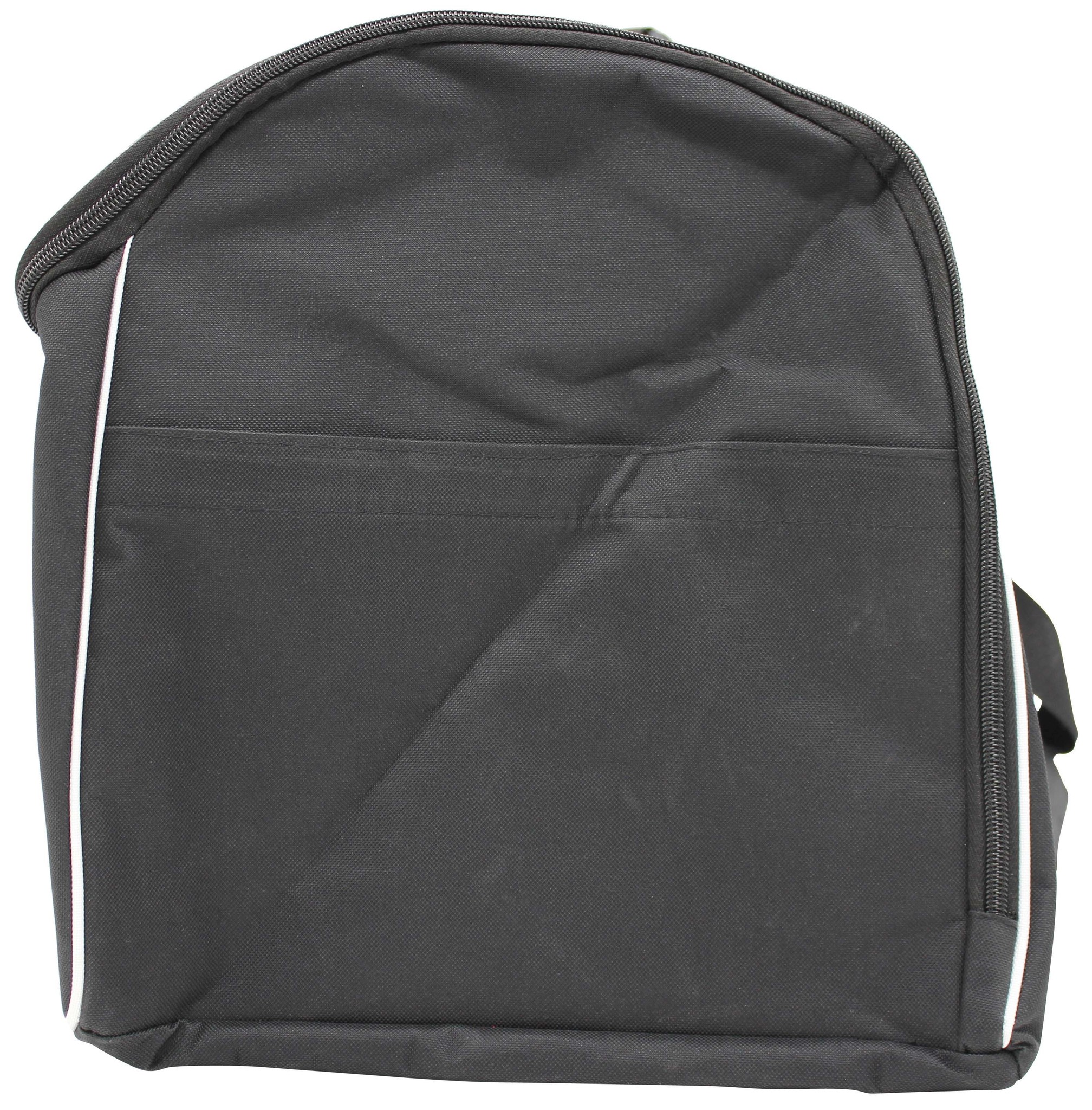 Sports bag with 3 zipper compartments Black