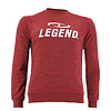 Trui/sweater dames/heren SlimFit Design Legend Rood