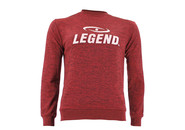 Trui/sweater dames/heren SlimFit Design Legend Rood