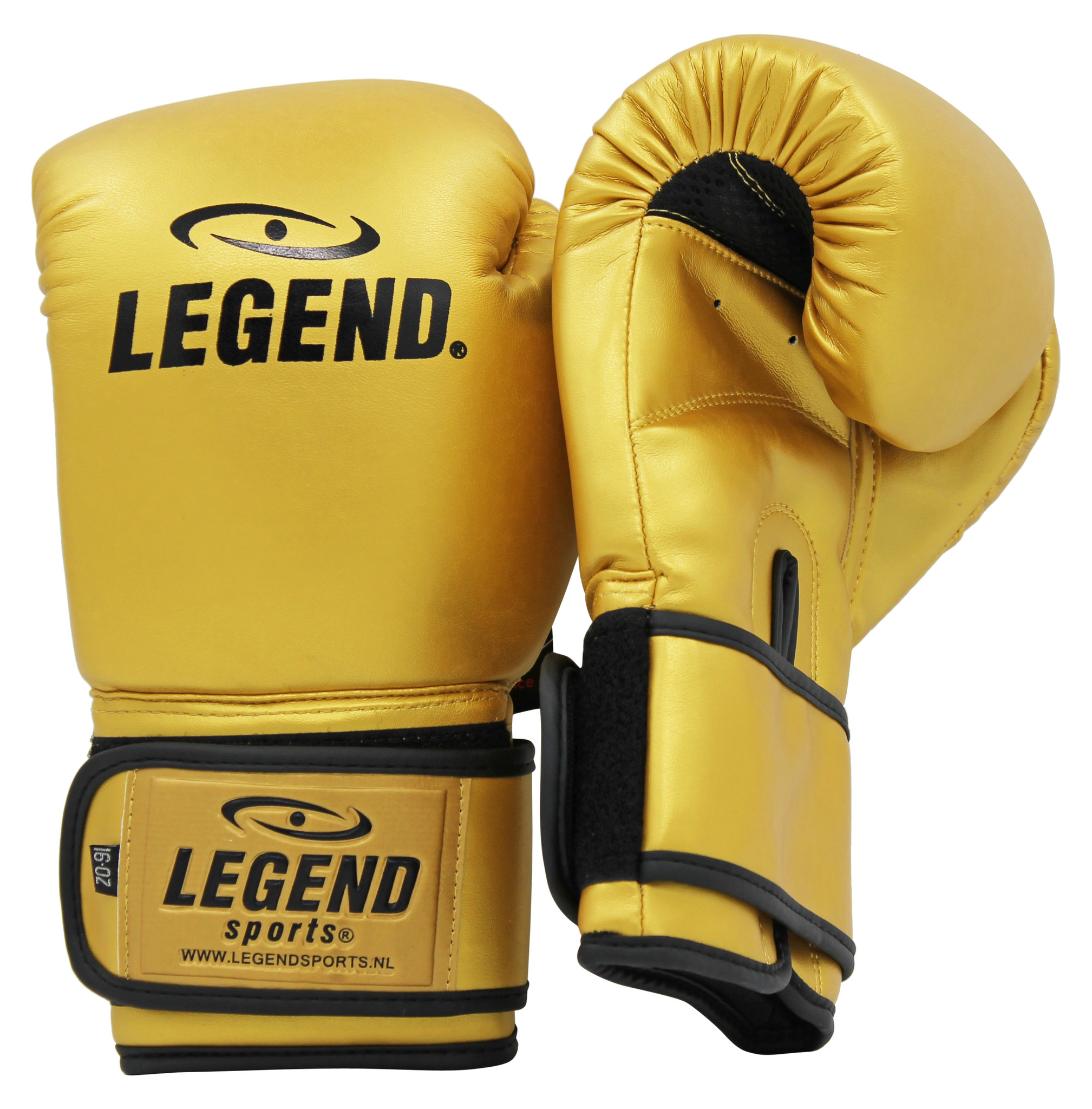 Powerfit & Protect Boxing Gloves Men/Women Gold PU