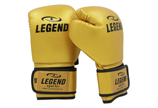 Powerfit & Protect Bokshandschoenen Heren/Dames Goud PU