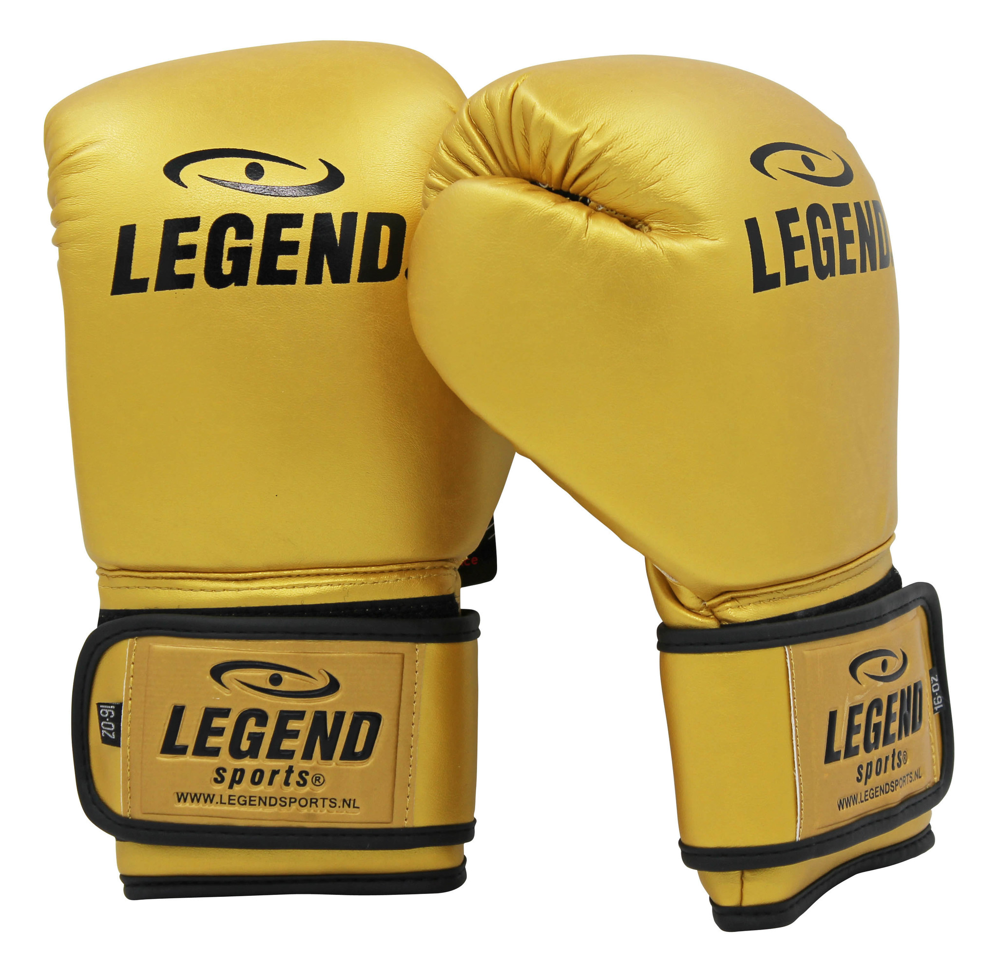 Powerfit & Protect Boxing Gloves Men/Women Gold PU