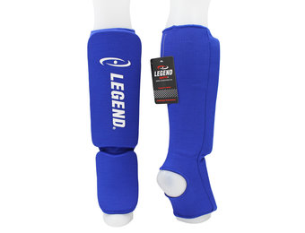 Scheenbeschermers Legend Easy Kids/Volwassenen Blauw Elastisch