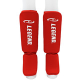 Scheenbeschermers Legend Easy Kids/Volwassenen Rood Elastisch Scheenbeschermers Legend Easy Kids/Volwassenen Rood Elastisch