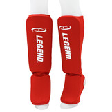 Scheenbeschermers Legend Easy Kids/Volwassenen Rood Elastisch Scheenbeschermers Legend Easy Kids/Volwassenen Rood Elastisch