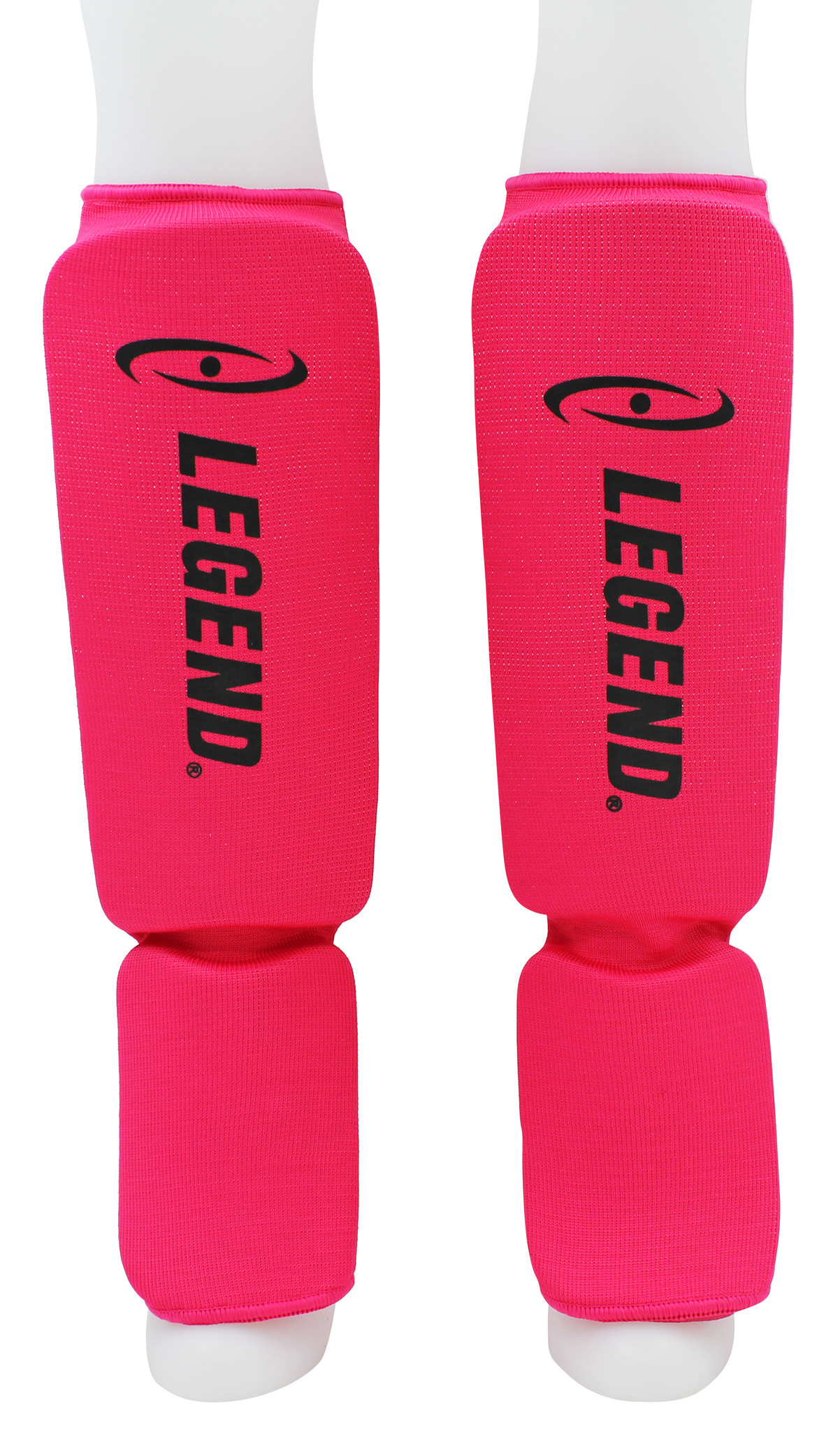Shin Guards Legend Easy Girls/Ladies Pink Elastic