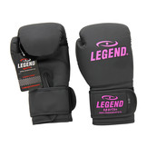 LegendClima Boxing Gloves Ladies Matte Black-Pink PU