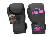LegendClima Bokshandschoenen Dames Mat Zwart-Roze PU
