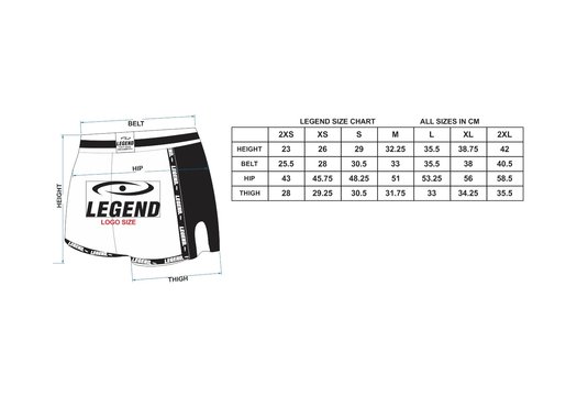 Kickboks Broekje Kind/Volwassene Rood Mesh