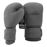 Boxing Gloves Legend Power Men/Women Matte Black Leather