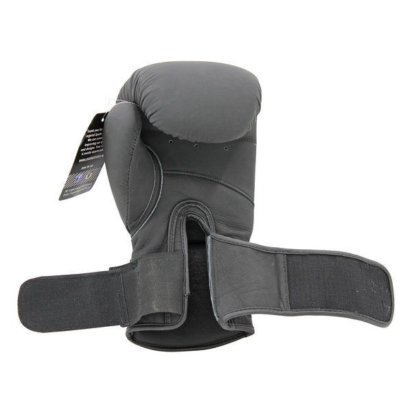 Boxing Gloves Legend Power Men/Women Matte Black Leather