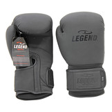 Boxing Gloves Legend Power Men/Women Matte Black Leather