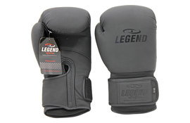 Bokshandschoenen Legend STEALTH Elite Heren/Dames Mat Zwart Leer