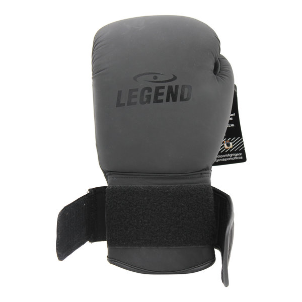 Boxing Gloves Legend Power Men/Women Matte Black Leather