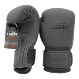Boxing Gloves Legend Power Men/Women Matte Black Leather