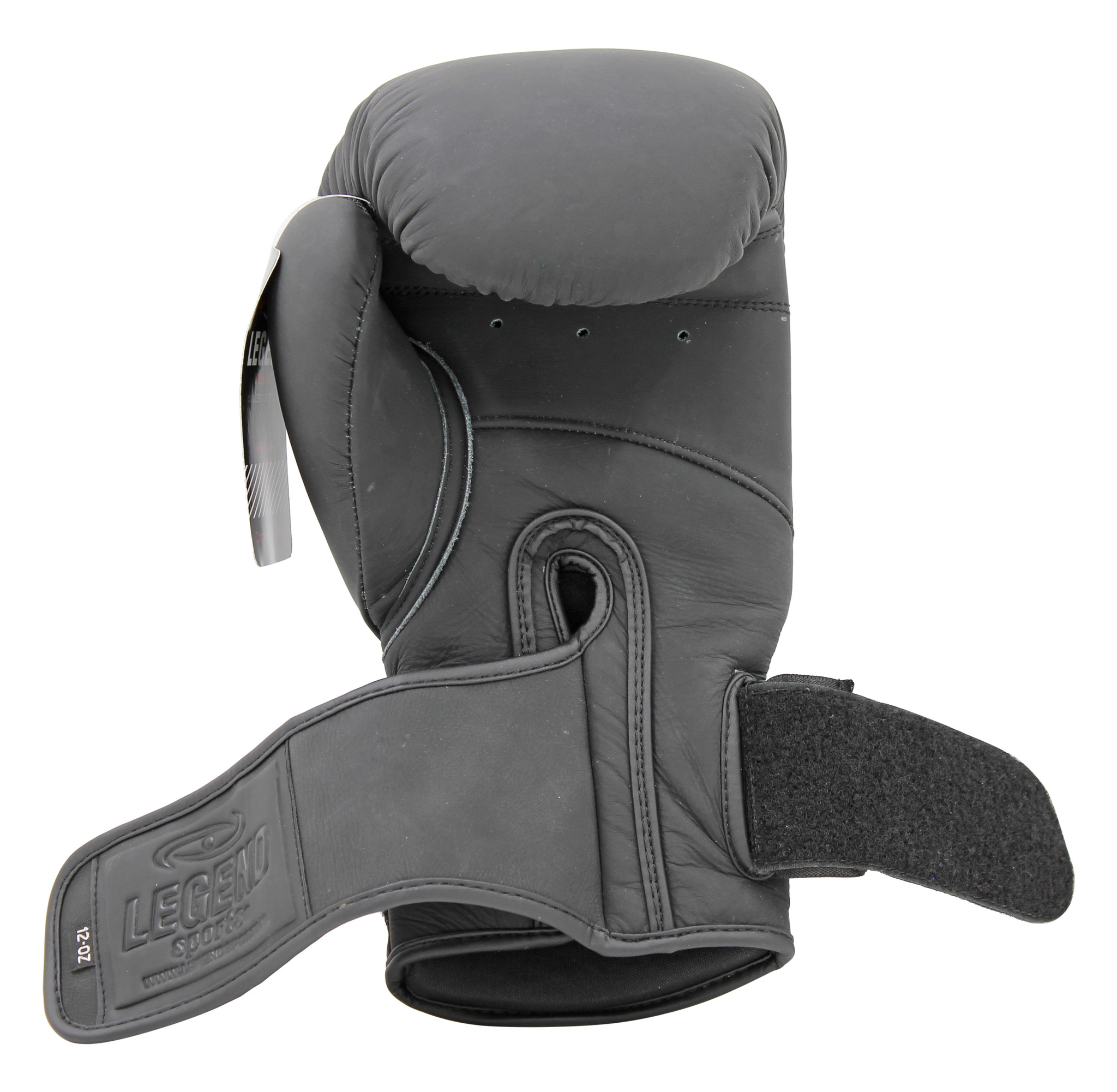 Boxing Gloves Legend Power Men/Women Matte Black Leather