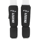 Shin Guards Legend Easy Kids/Adults Black Elastic