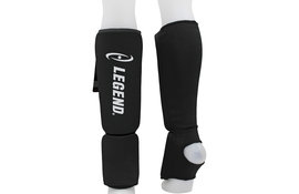 Scheenbeschermers Legend Easy Kids/Volwassenen Zwart Elastisch