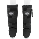 Shin Guards Legend Fast Kids/Adults Black Cotton