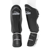 Kickboxing Shin Guards Legend Best Men/Women Black-White PU