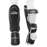 Kickboxing Shin Guards Legend Best Men/Women Black-White PU