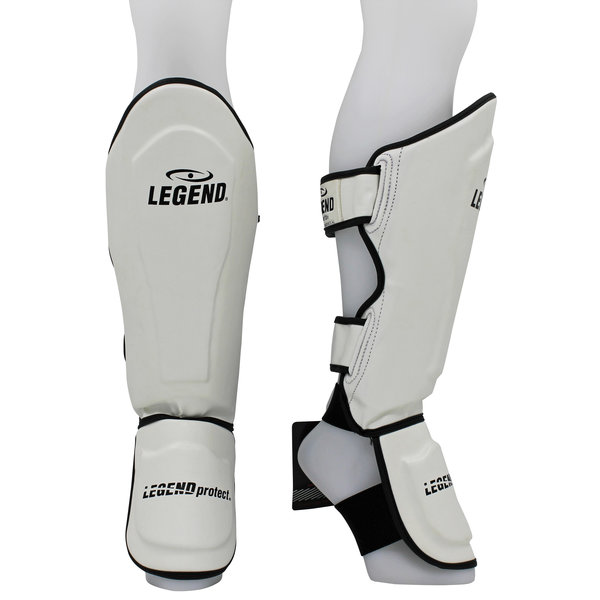 Kickboxing Shin Guards Legend Best Men/Women White PU