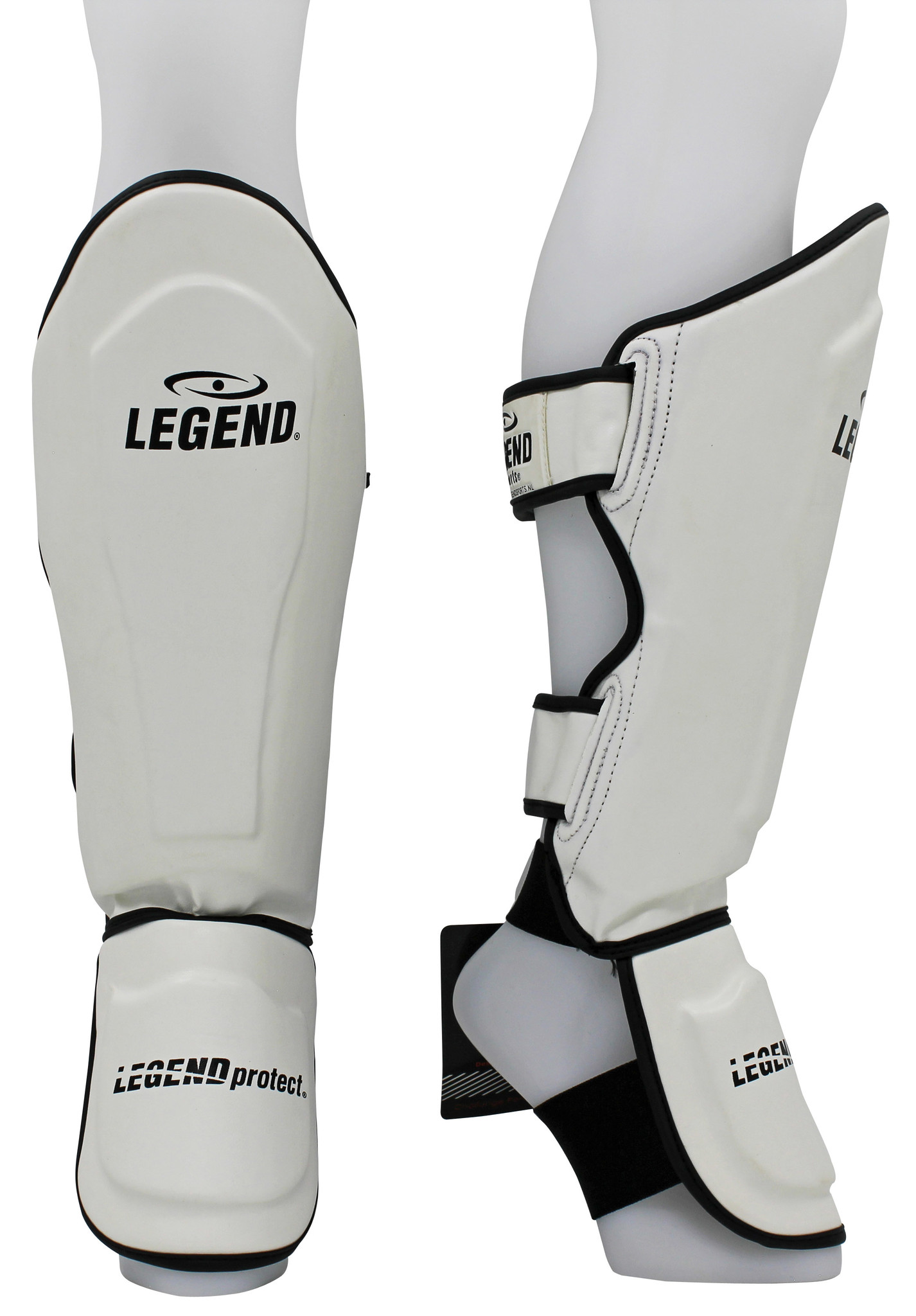 Kickboxing Shin Guards Legend Best Men/Women White PU