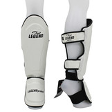 Kickboxing Shin Guards Legend Best Men/Women White PU