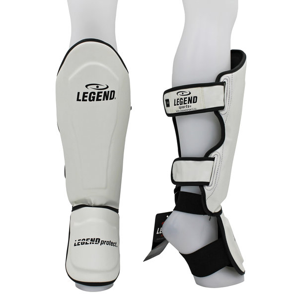 Kickboxing Shin Guards Legend Best Men/Women White PU